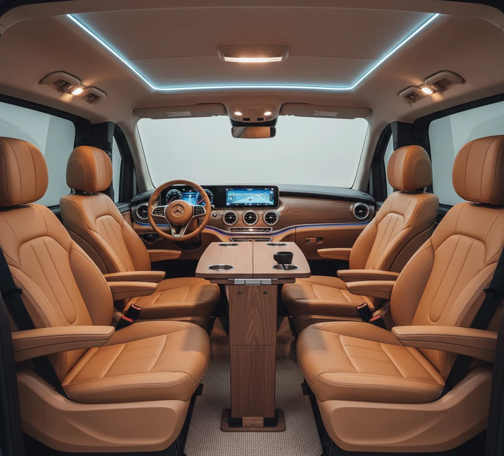 Mercedes-Benz V-Class Electric — Interior