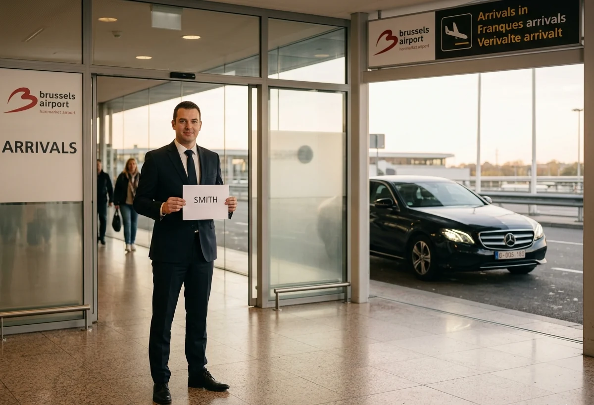 Executive airport transfer at Brussels Airport
